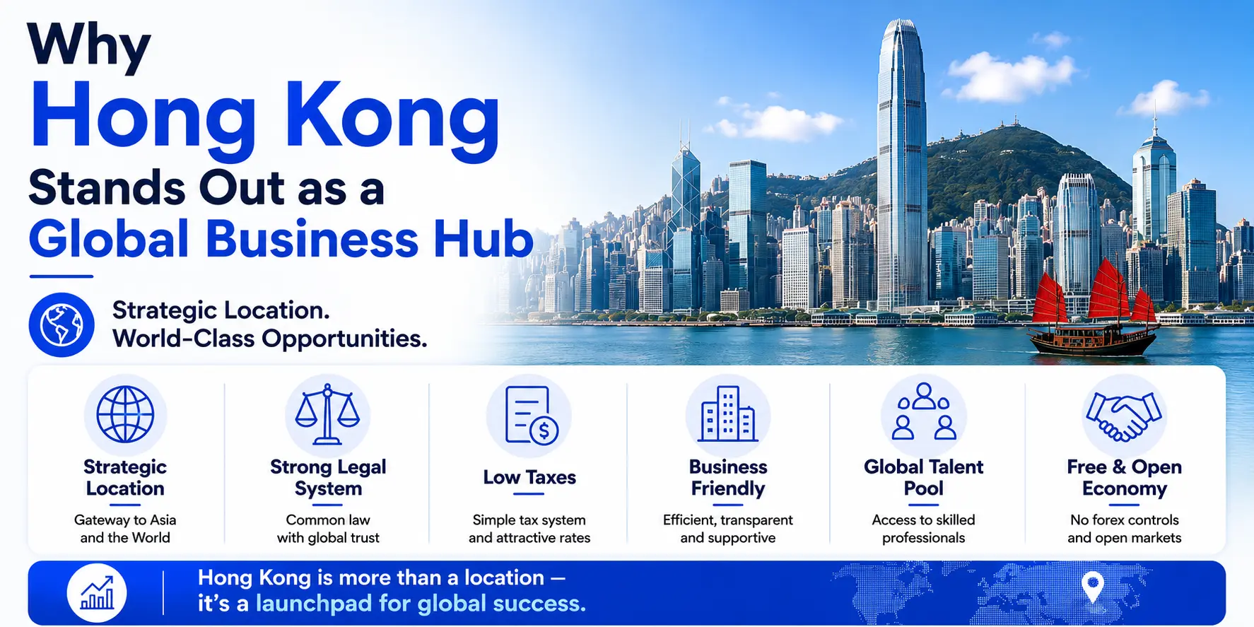 Hong Kong A global business hub