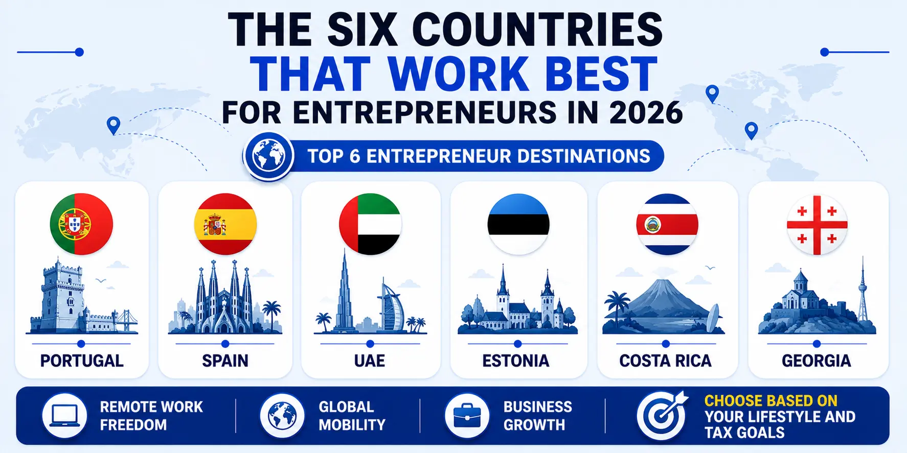 Top entrepreneur destinations for 2026